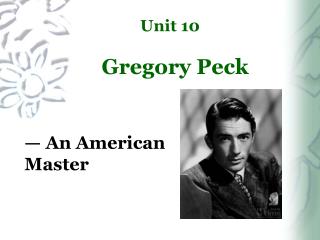 Gregory Peck