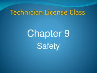 Technician License Class