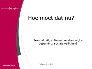 Hoe moet dat nu?