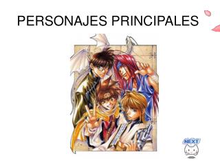 PERSONAJES PRINCIPALES