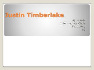 Justin Timberlake