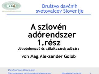 Društvo davčnih svetovalcev Slovenije