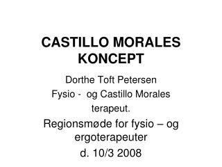 CASTILLO MORALES KONCEPT