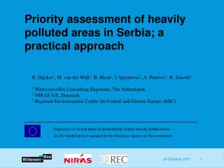 Priority assessment of heavily polluted areas in Serbia; a practical approach