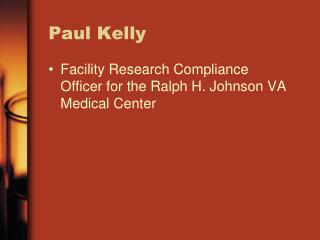 Paul Kelly