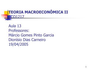 Efeitos do um aumento da demanda externa