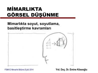 FSMVÜ Mimarlık Bölümü Eylül 2014