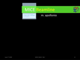 MICE Beamline