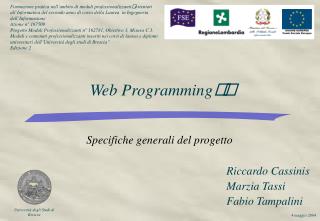 Web Programming