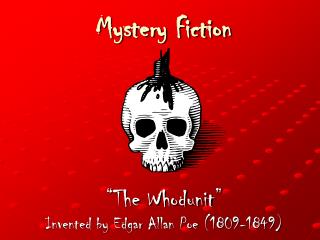 Mystery Fiction