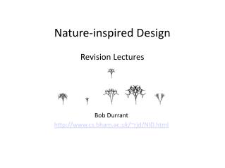 Nature-inspired Design