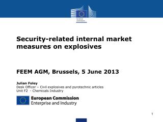 Security-related internal market measures on explosives