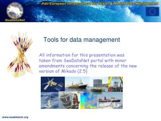 Tools for data management