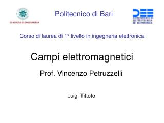 Campi elettromagnetici