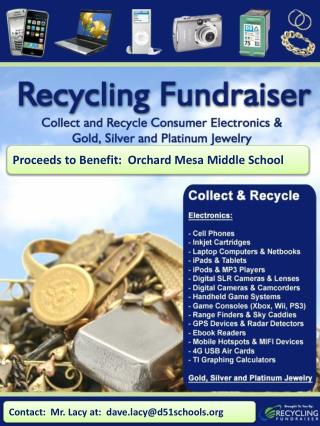 Proceeds to Benefit: Orchard Mesa Middle School