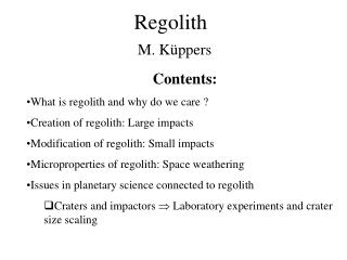 Regolith