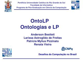 OntoLP Ontologias e LP