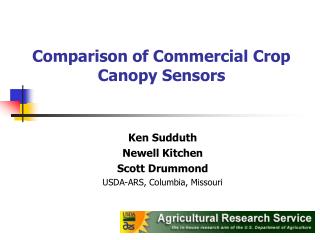 Comparison of Commercial Crop Canopy Sensors