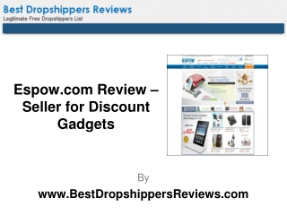Espow.com Review – Seller for Discount Gadgets