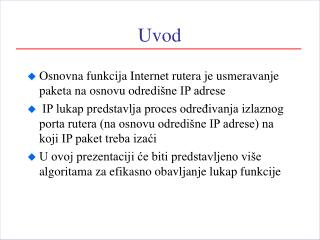 Uvod