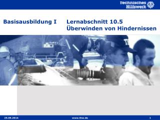 Basisausbildung I	Lernabschnitt 10.5	 					Überwinden von Hindernissen