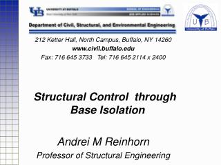 212 Ketter Hall, North Campus, Buffalo, NY 14260 civil.buffalo