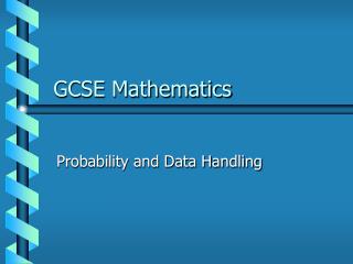 GCSE Mathematics