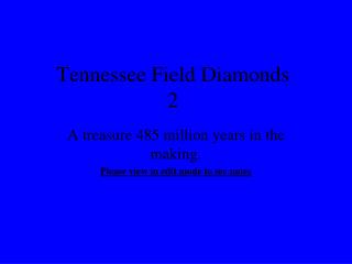 Tennessee Field Diamonds 2