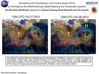 Simulations and Visualizations of Hurricane Sandy (2012)