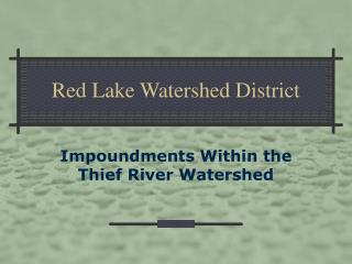 Red Lake Watershed District