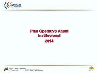 Plan Operativo Anual Institucional 2014