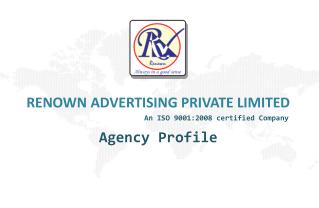 RENOWN ADVERTISING PRIVATE LIMITED