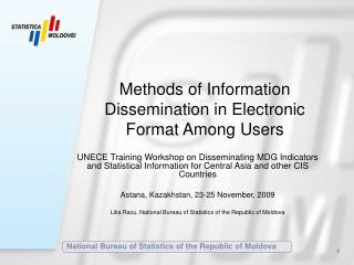 Methods of Information Dissemination in Electronic Format Among Users