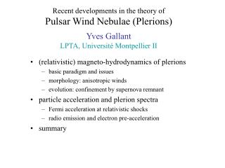 (relativistic) magneto-hydrodynamics of plerions basic paradigm and issues