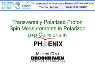 Transversely Polarized Proton Spin Measurements in Polarized p+p Collisions in