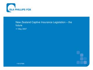 New Zealand Captive Insurance Legislation – the future
