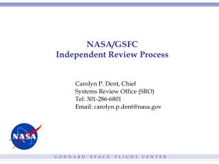 NASA/GSFC Independent Review Process