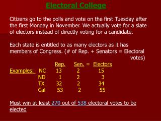 Electoral College