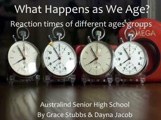 What Happens as We Age?