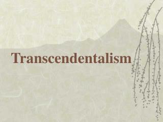 Transcendentalism