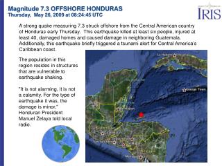 The population in this region resides in structures that are vulnerable to earthquake shaking.