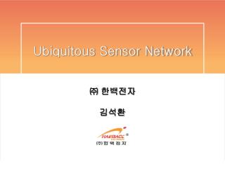 Ubiquitous Sensor Network