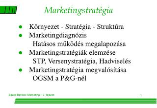 Marketingstratégia