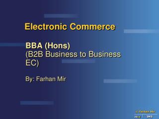 Electronic Commerce