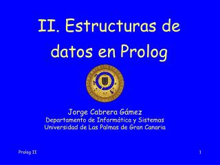 II. Estructuras de datos en Prolog