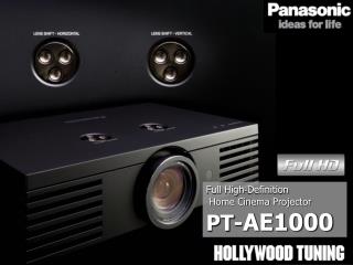 Full High‐Definition Home Cinema Projector PT- AE1000