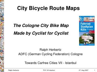 City Bicycle Route Maps