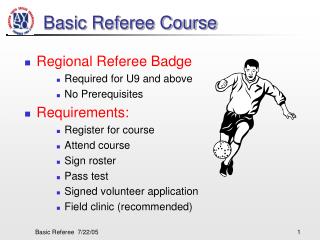 Basic Referee Course