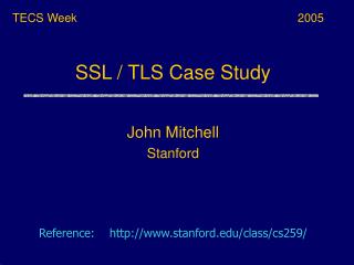 SSL / TLS Case Study