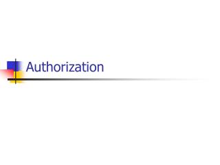 Authorization